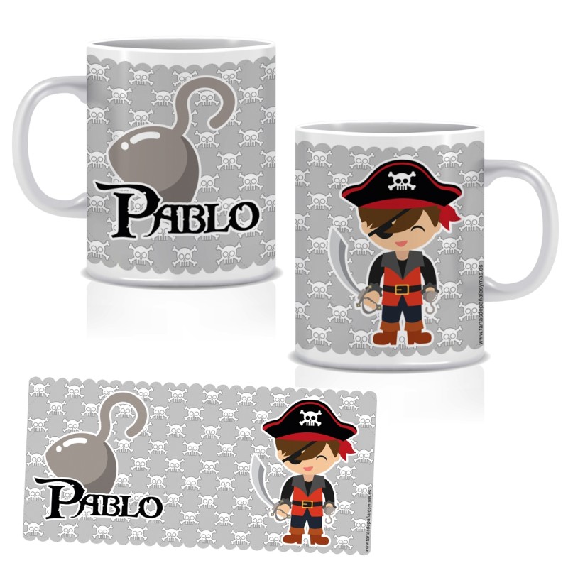 Taza plástico - PIRATA