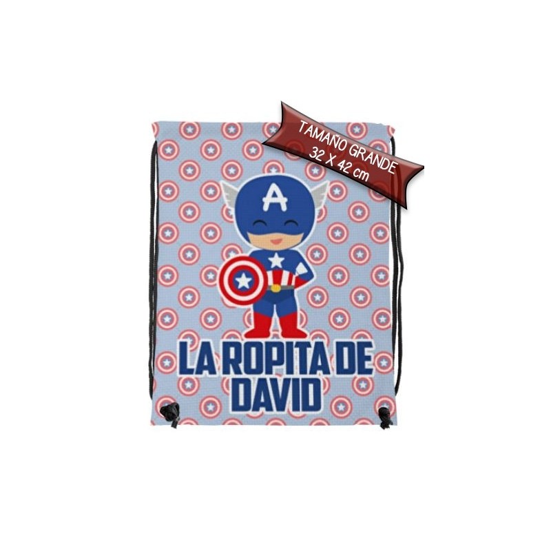 Mochila para la muda - CAPITÁN AMÉRICA