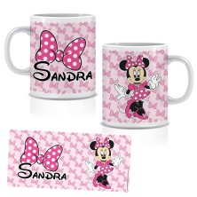 Taza plástico - MINNIE ROSA