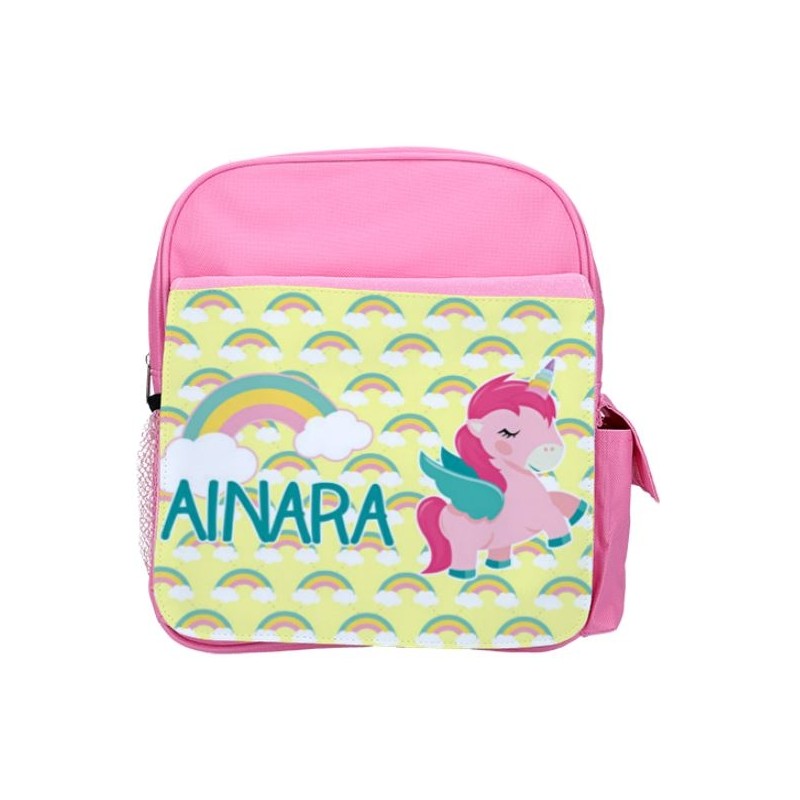 Mochila ESCOLAR personalizada - UNICORNIO