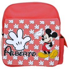 Mochila ESCOLAR personalizada - MICKEY ROJO