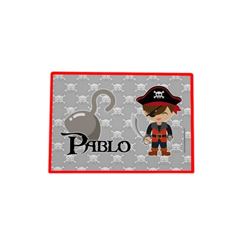 Mantel hule individual personalizado - PIRATA