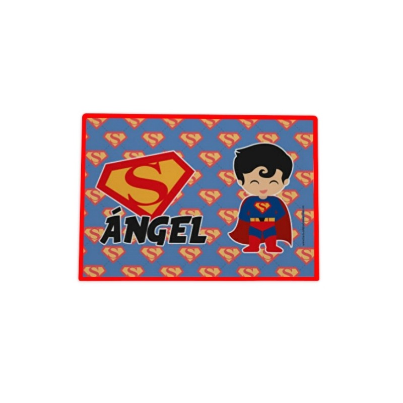 Mantel hule individual personalizado - SUPERMAN