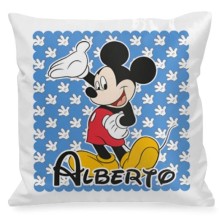 Cojín personalizado Mickey Azul