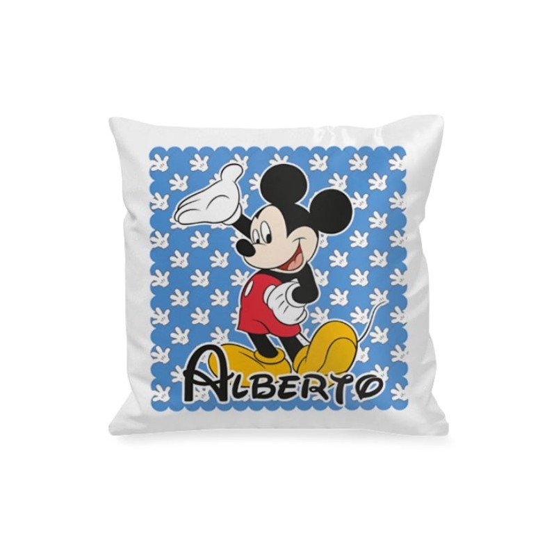 Cojín personalizado Mickey Azul