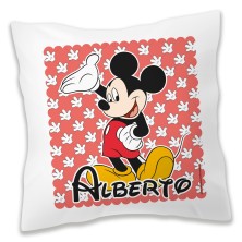 Cojín personalizado Mickey Rojo