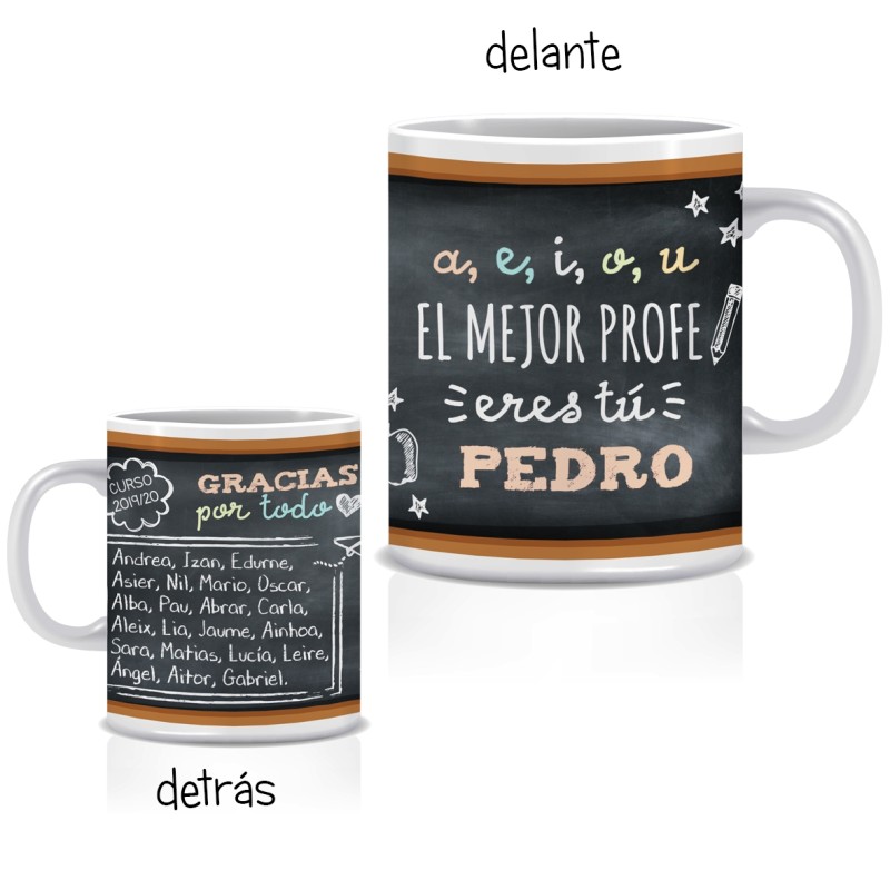 Taza profesor PIZARRA