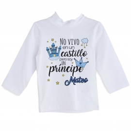 Camiseta cuento personalizada príncipe