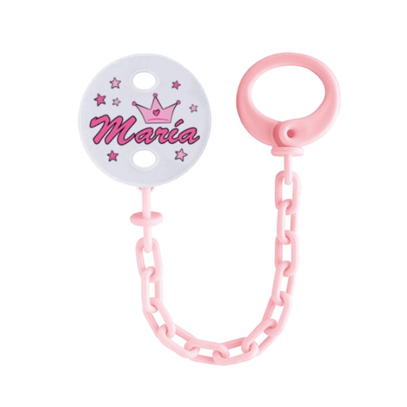 Sujetachupetes personalizado cadena princesa