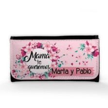 Cartera Monedero - MAMÁ TE QUEREMOS ROSA