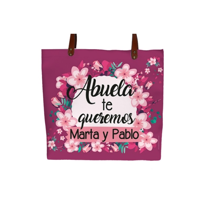 Bolso polipiel ABUELA TE QUEREMOS