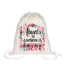 Mochila de cuerdas - ABUELA TE QUEREMOS