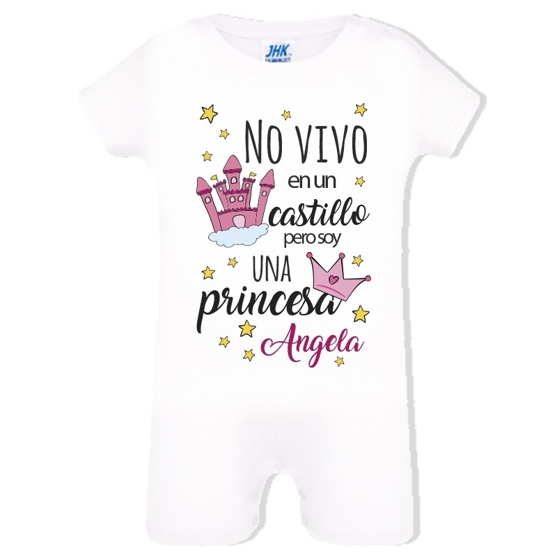 Pelele cuento personalizado PRINCESA