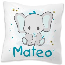 Cojín personalizado elefante