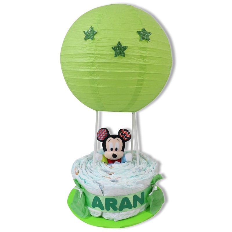 Globo de pañales VERDE Mickey