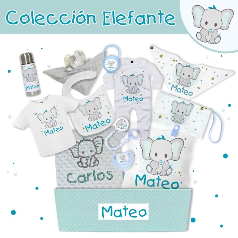Canastilla personalizada - ELEFANTE