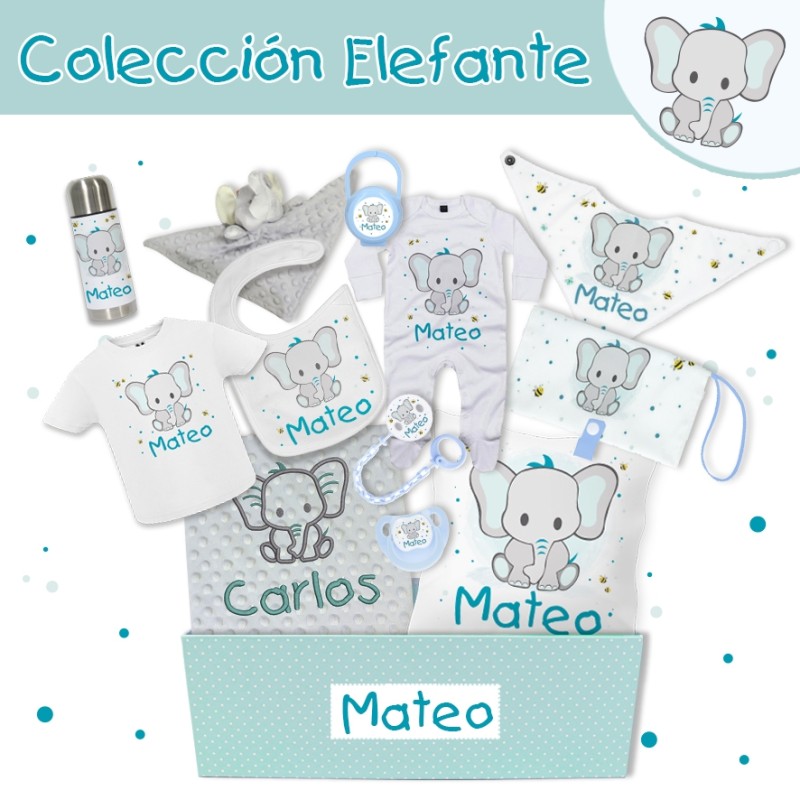 Canastilla personalizada - ELEFANTE