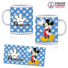 Taza plástico - MICKEY AZUL