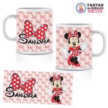 Taza plástico - MINNIE ROJA