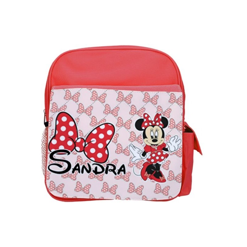 Mochila ESCOLAR personalizada - MINNIE ROJA