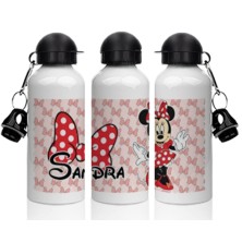 Botella aluminio - MINNIE ROJA