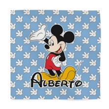 Servilleta de tela personalizada - MICKEY AZUL