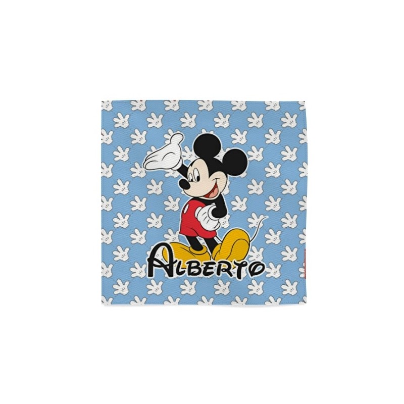 Servilleta de tela personalizada - MICKEY AZUL