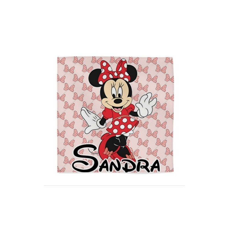 Servilleta de tela personalizada - MINNIE ROJA