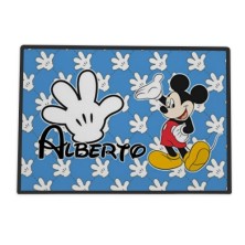 Mantel hule individual personalizado - MICKEY AZUL