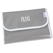 Portadocumentos Gloss Gris Personalizado