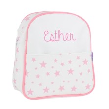 Mochila polipiel estrellitas Rosa