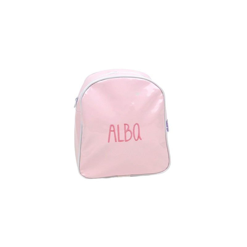 Mochila personalizada Gloss rosa