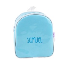 Mochila personalizada Gloss azul