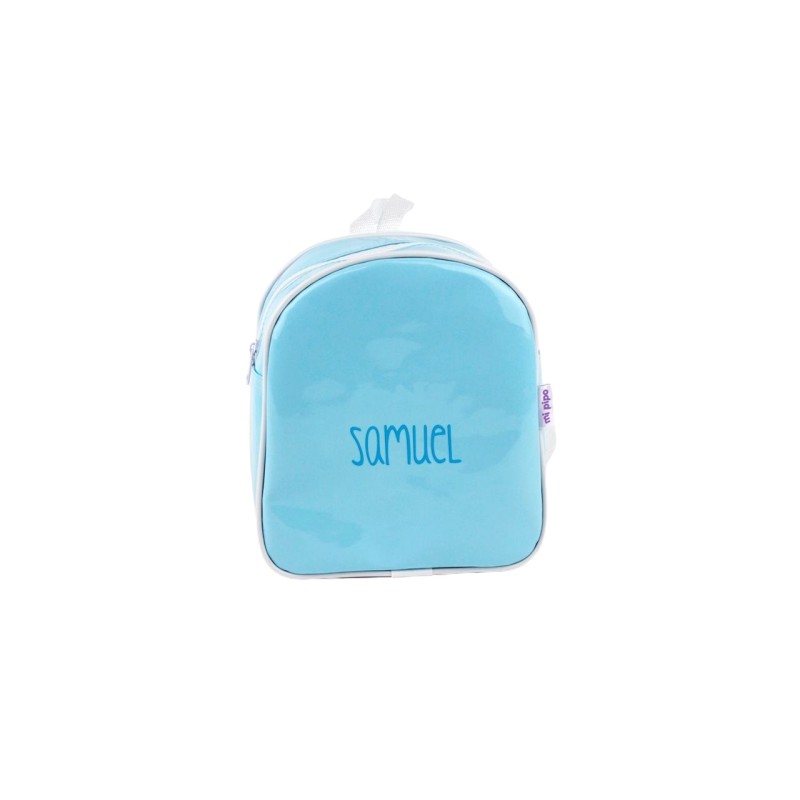 Mochila personalizada Gloss azul