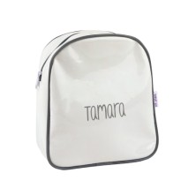 Mochila personalizada Gloss blanco