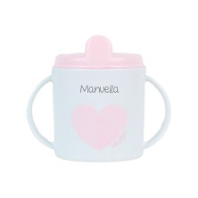 Taza Corazón rosa +9M