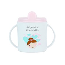 Taza plástico personalizada Hada