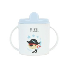 Taza plástico personalizada Pirata