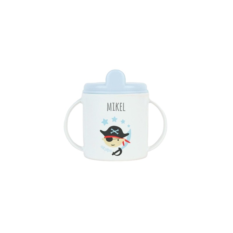 Taza plástico personalizada Pirata