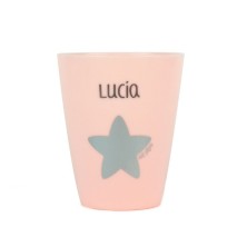 Vaso plástico personalizado Rosa