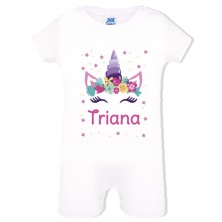 Pelele personalizado unicornio