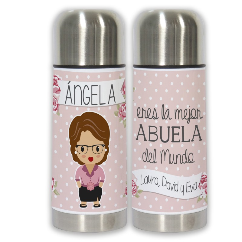 Termo personalizado ABUELA JOVEN