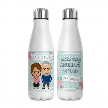 Botella personalizada - ABUELOS JOVENES
