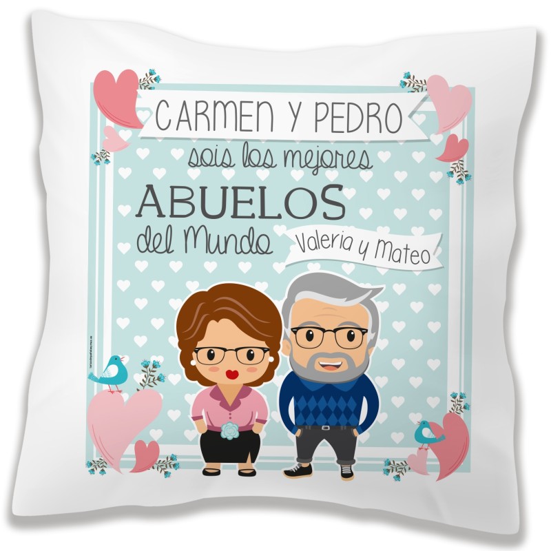 Cojín personalizado ABUELOS JOVENES