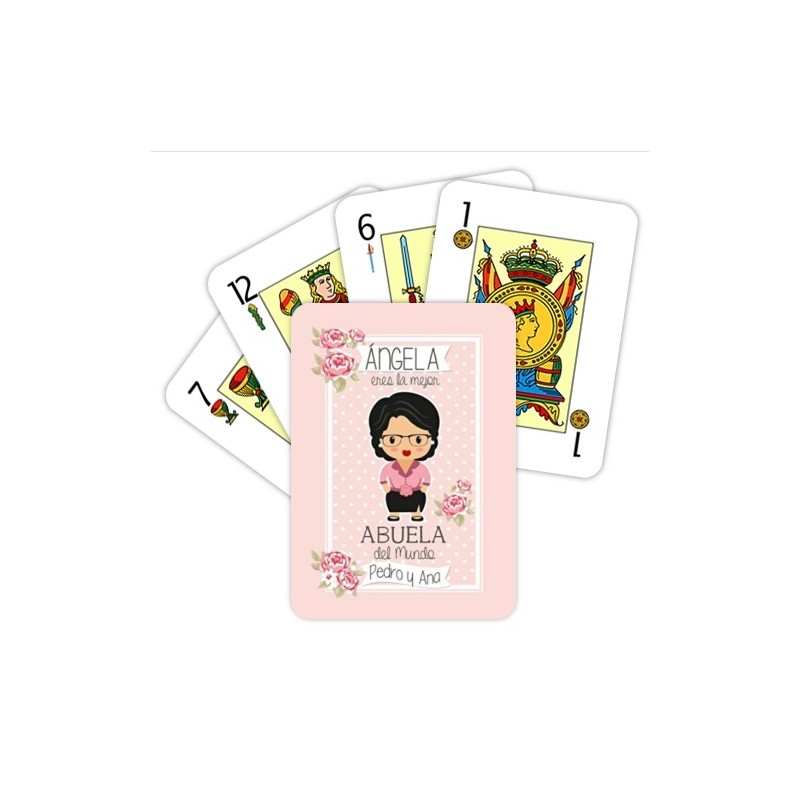 Baraja de cartas ABUELA JOVEN