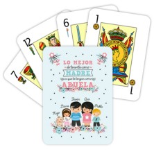 Baraja de cartas LO MEJOR DE TENERTE - ABUELA Y NIÑOS