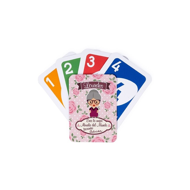 Juego de cartas UNO - ABUELA MAYOR