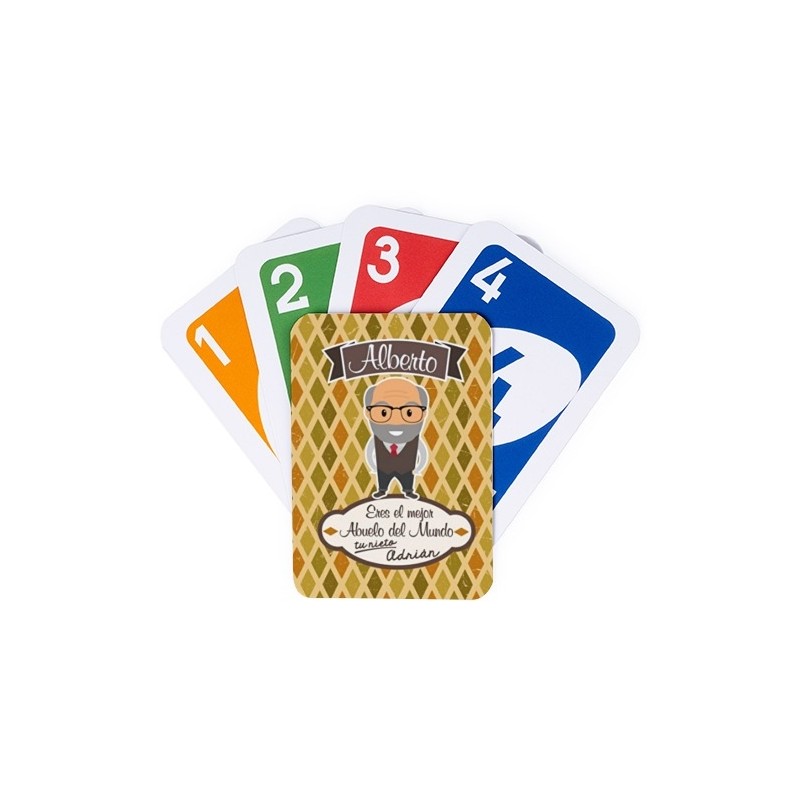 Juego de cartas UNO - ABUELO MAYOR