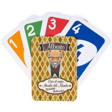 Juego de cartas UNO - ABUELO MAYOR