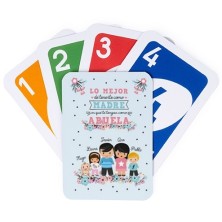 Juego de cartas UNO - LO MEJOR DE TENERTE - ABUELA Y NIÑOS